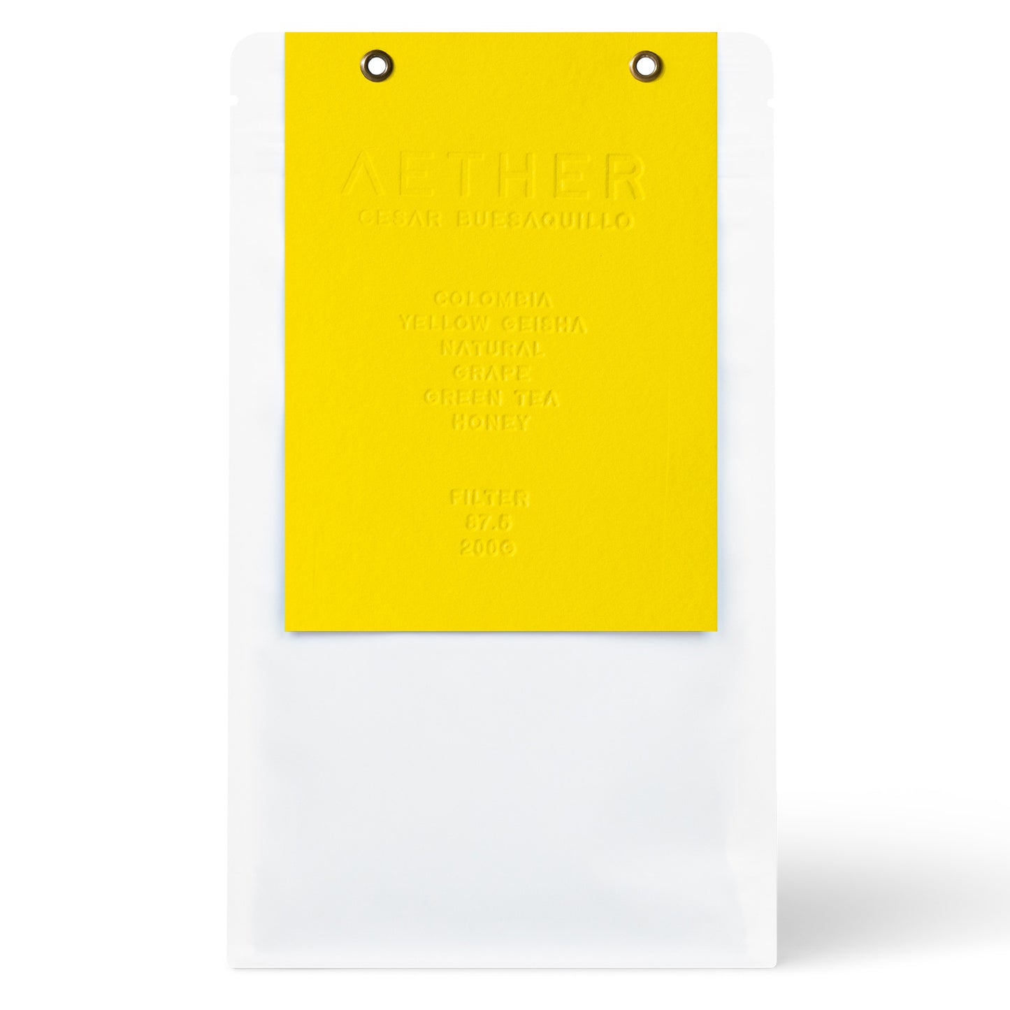 Cesar Buesaquillo - Yellow Geisha - Natural